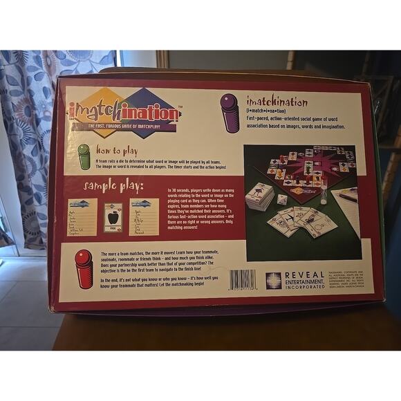 Vintage Imatchination Reveal Entertainment Matchplay Board Game - Picture 3 of 8